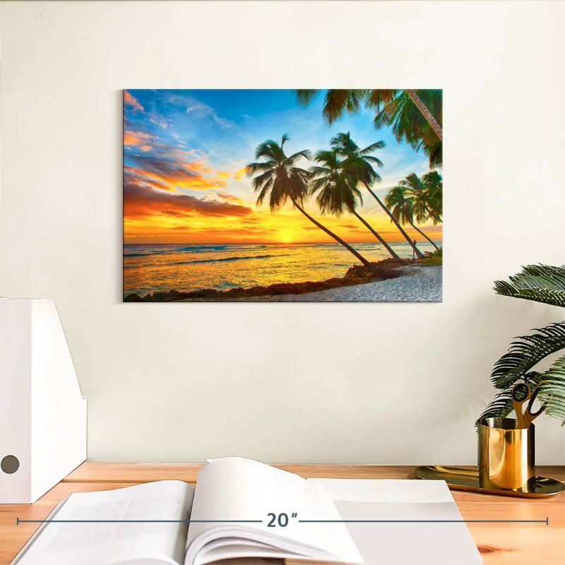 Gillard Quiet Barbados Beach, 8" H x 12" W