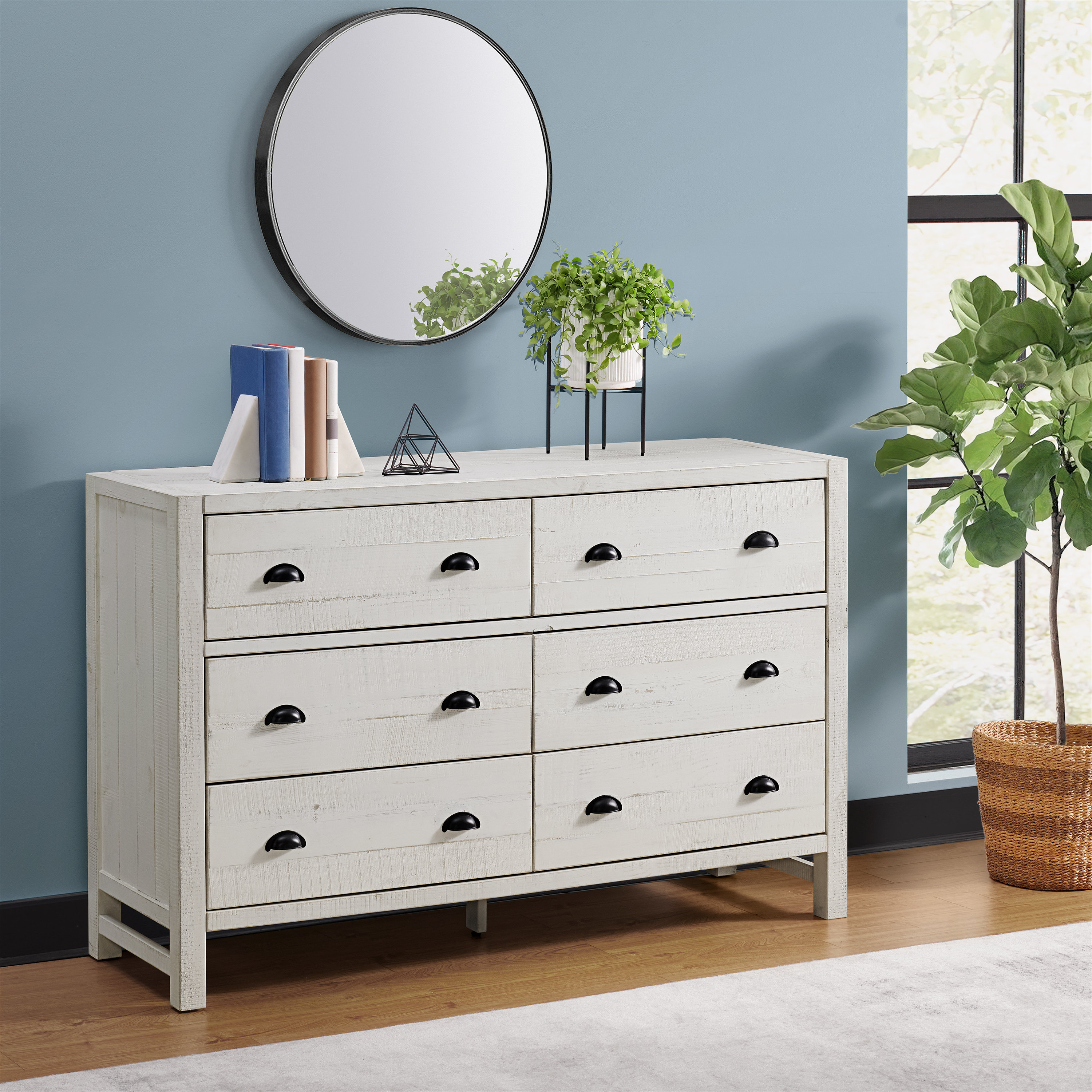 White bohemian deals dresser