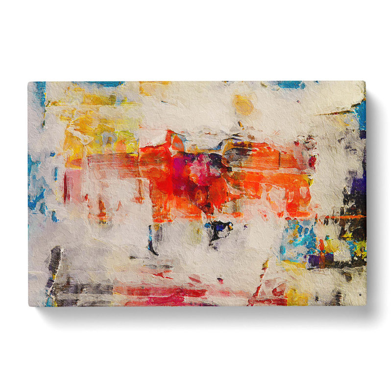 Abstract Art Painting Vol.309 - Wrapped Canvas Painting, 35cm H x 50cm W x 3cm D