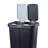 The Step N' Sort 40L Trash and Recycling Bin-57345421