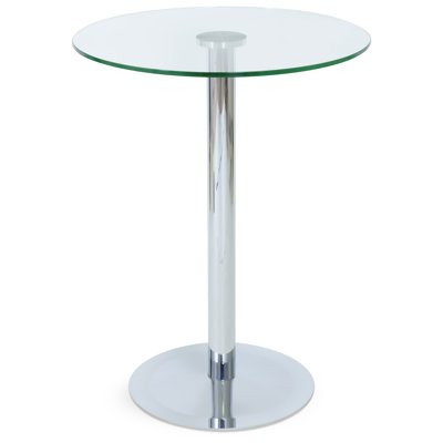 Lady Round Glass Bar Table