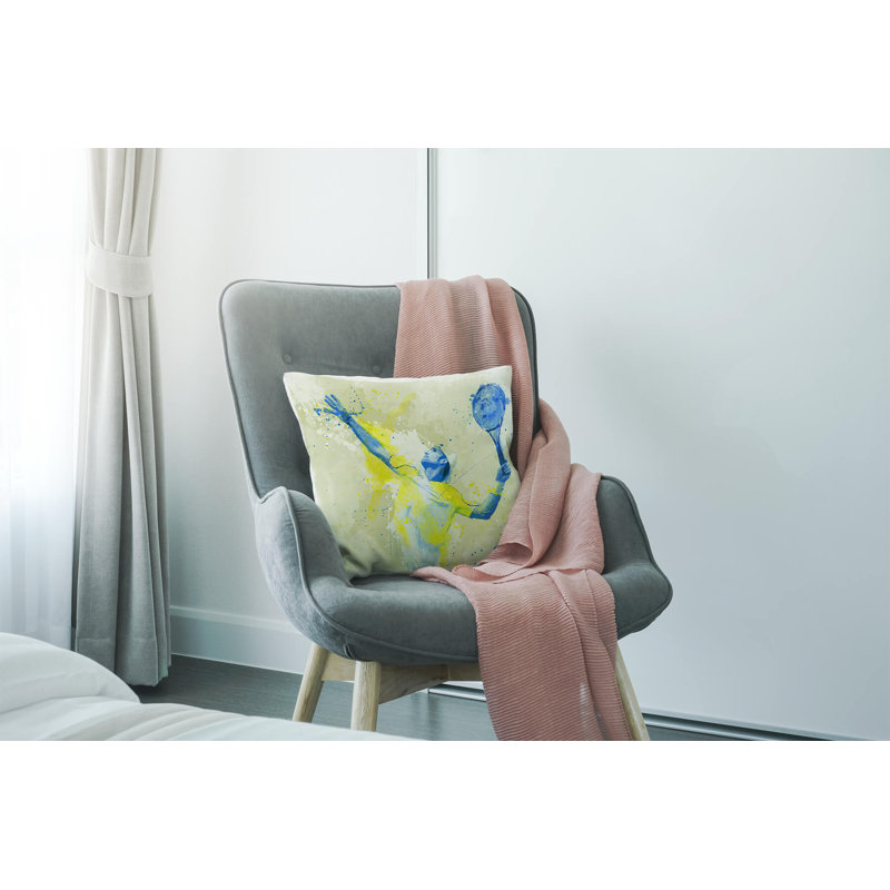 Tennis Square Throw Cushion