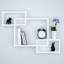 Étagère murale décorative en forme de boîtes carrées imbriquées-1227341089