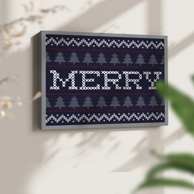 Pull Merry - imprimé encadré - réversible