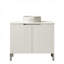 Meuble-lavabo autoportant de 30 po avec portes cannelées, comptoir en pierre frittée et vasque, armoire de rangement à fermeture en douceur-1433489791-1436744402
