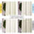 Ivory White Luxury Velvet Curtains 84 inches, Sound Reducing Heavy Matt Back Tab Room Darkening Drapes for Living Room, Light Dimming Kids Thermal Insulated Home Decor(2 Panels, 52" W)-1065738837-1065738833