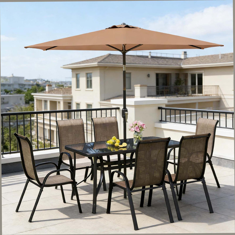 Conversation Set,8 Pieces Patio Furniture Set