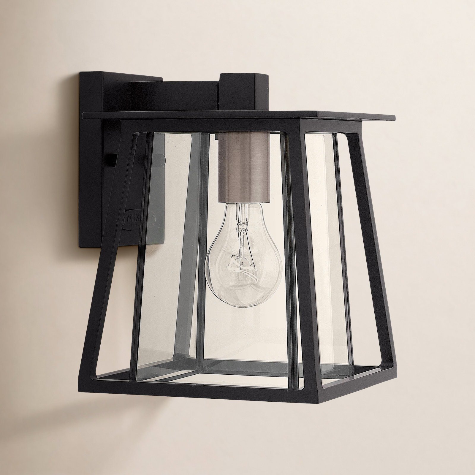 Becket Outdoor Wall Lantern, 9.5" H x 7.3" W x 8.3" D