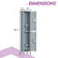 Armoire de rangement en métal-74085313