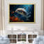 Dauphin éternel dansant II sur toile-870623563-870623562