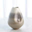 Cream Rises Dented Vase-65149737