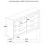 Commode 6 tiroirs ultrabrillante-290065249