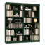 Bibliothèque modulaire haute à 12 étagères, 100 % bois massif, avec étagères réglables et rangement ouvert, 162,5 cm (L) x 181,5 cm (H)