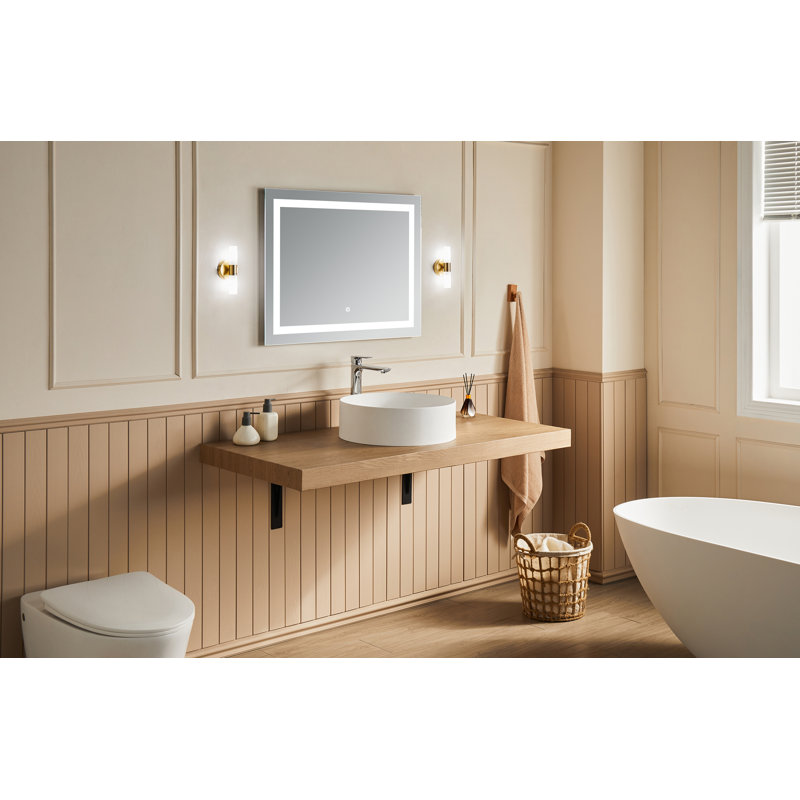 Cpingao 17.7 Inch Round Bathroom Vessel Sink, Above Counte 24'' Solid Surface Oval Bathroom Sink