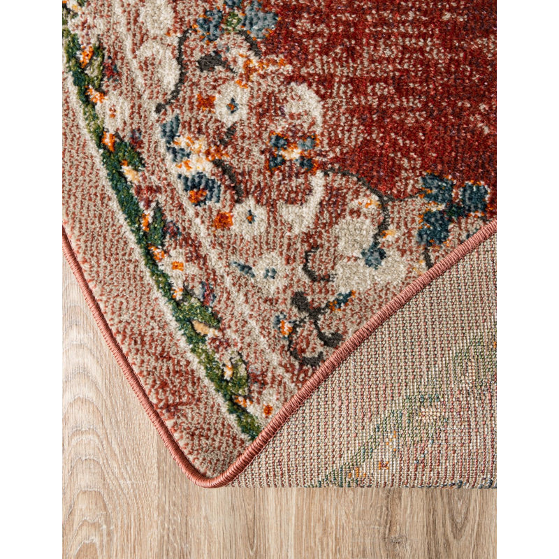 Tasharra Rug, Round 8', Red