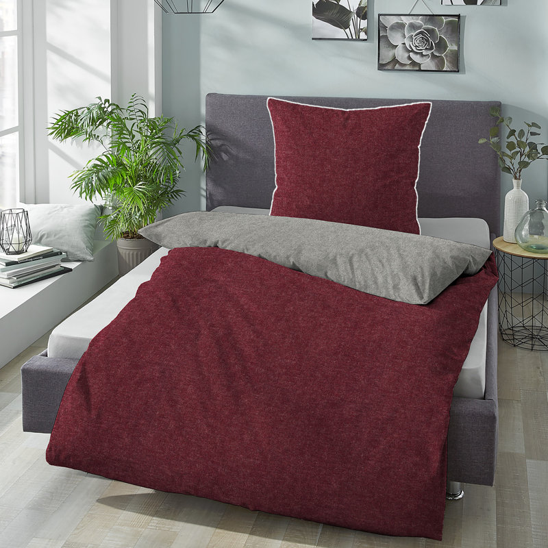 Bed Linen, 155 x 220 cm - 1 Pillowcase (80 x 80 cm), Pistachio Green