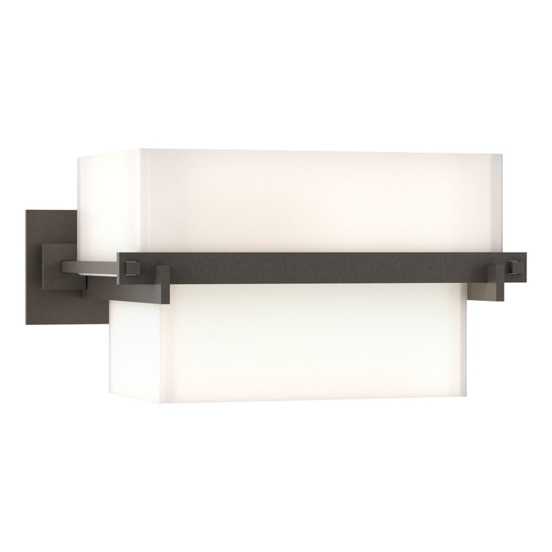 Kakomi 2 Light Flush Mount Scone, Dark Smoke, Small