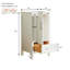 Meuble-lavabo simple autoportant de 18 po avec tiroir, porte et armoire de salle de bain entièrement assemblés