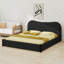 Lit plateforme tapissier avec pieds robustes en bois-286397262-286397260