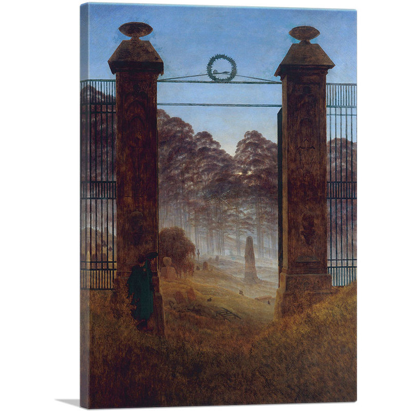 Entrée du cimetière - impression, H 18 po x l 12 po x 1,5 po