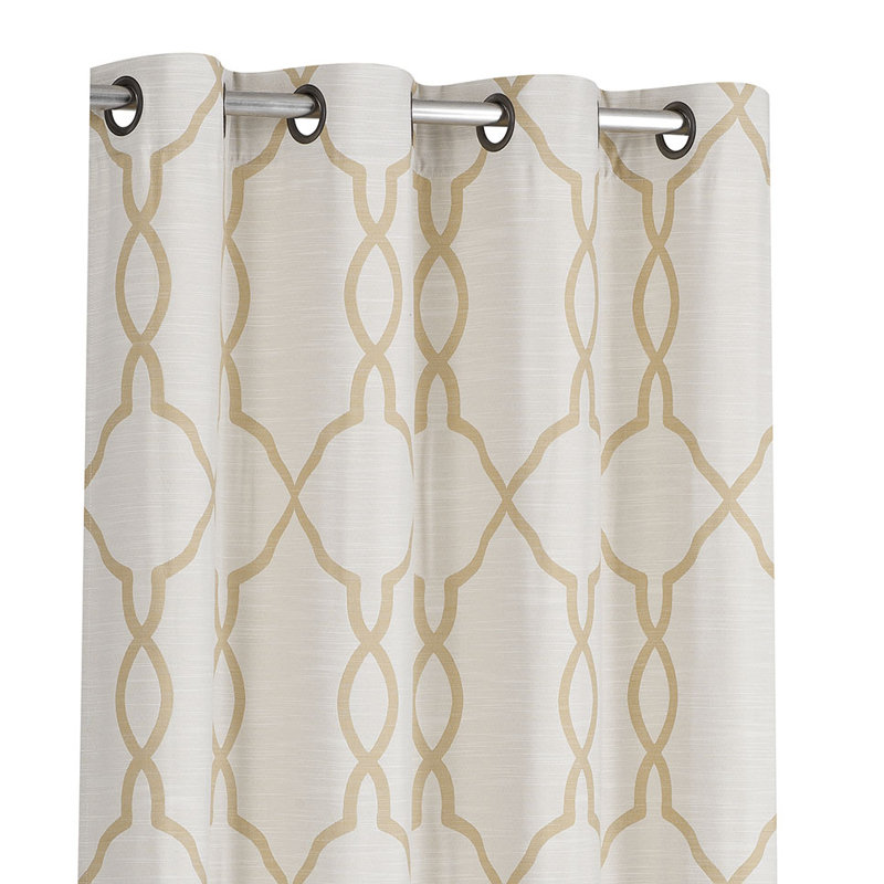 Mallie Room Darkening Curtain Pair, Gold, 50" W x 63" L