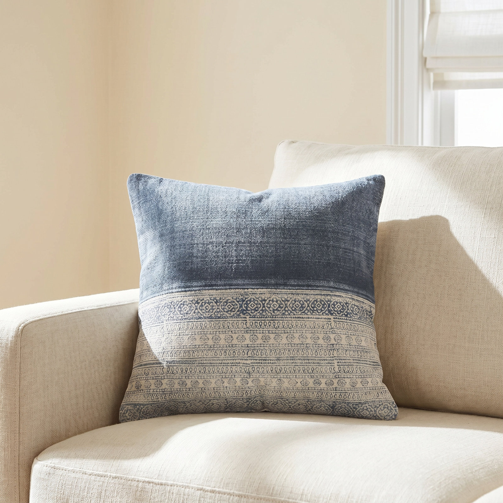 Byers 20" x 20" Cotton Pillow Cover