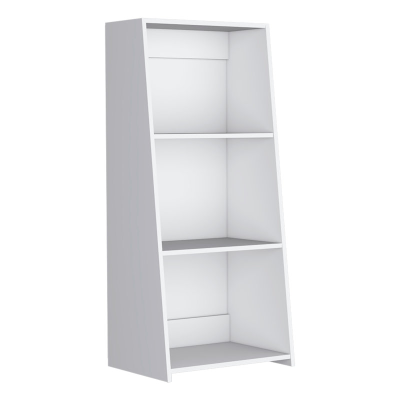 Gakona Bookcase, 3 shelves, Living Room, White