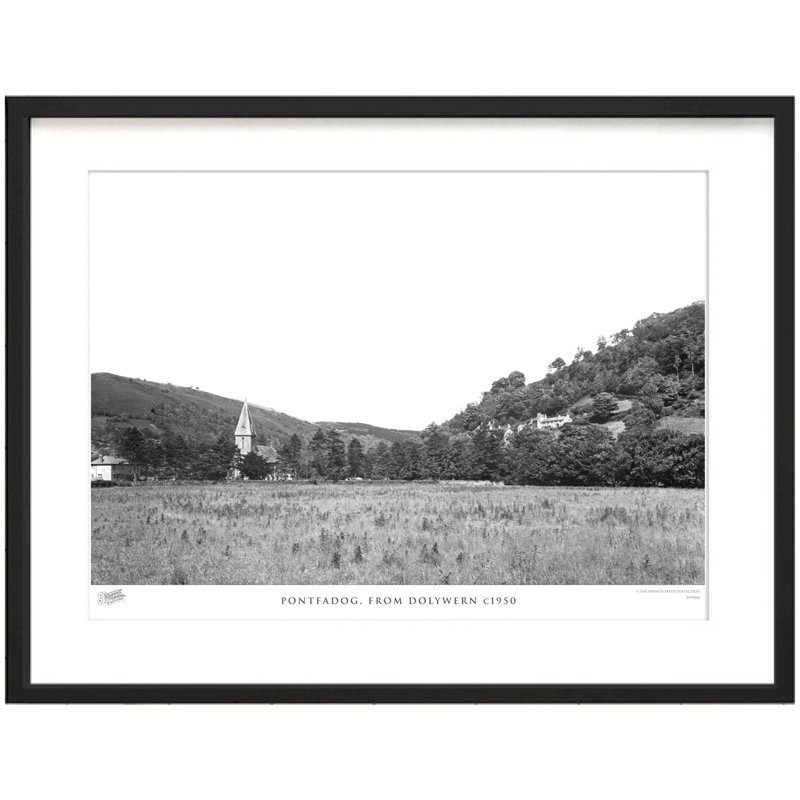Pontfadog, From Dolywern C1950 by Francis Frith - Single Picture Frame Print, 45cm H x 60cm W x 2.3cm D