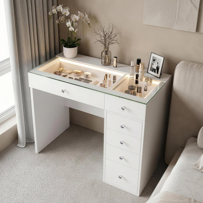 Dressing Table with LED Lights