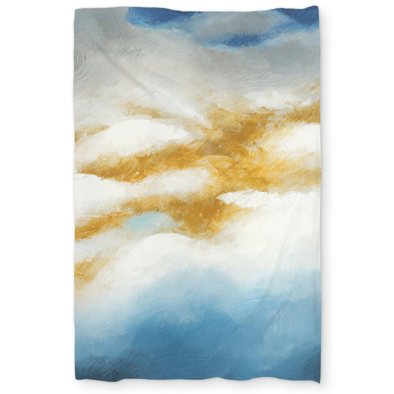 Abstract Clouds Blue Contemporary Duvet Cover | Home Decor