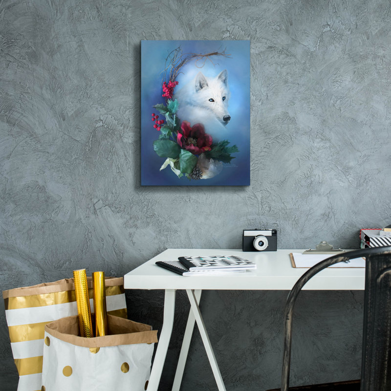 Art mural sur toile Epic Graffiti «Crescent Wild Winter Solstice» par Art and a Little Magic, H 16 po x l 12 po x P 0,75 po