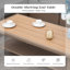 Canapé d'extérieur en rotin de patio avec repose-pieds et table basse double-110869113-112457502