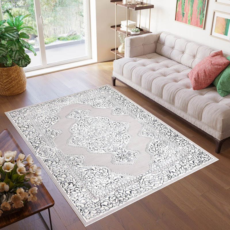 Carenda Floral Area Rug, Rectangle 200 x 290cm