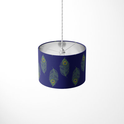 21cm H Cotton Drum Pendant Shade ( Spider )