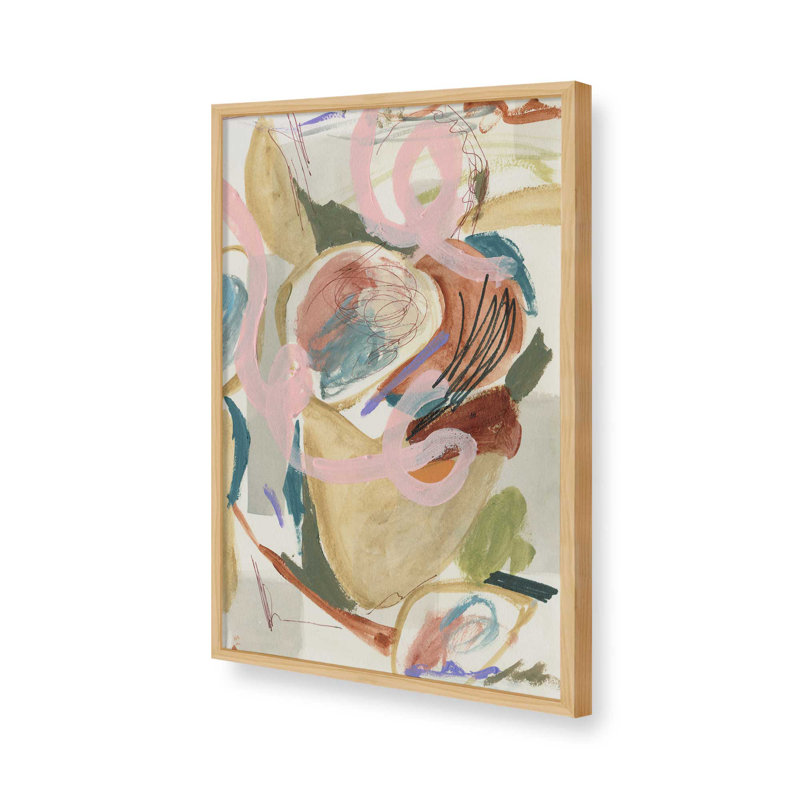 «Unraveled Pulse II» par Melissa Wang, reproduction d'art sur toile, H 24 po x l 18 po, Tanné