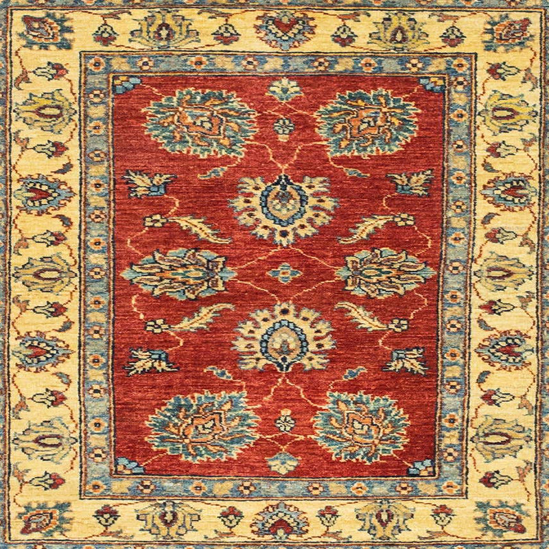 Abstract Indoor Rug, Square 7'