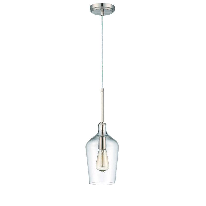  Luminaire suspendu 1 lumière à une cloche