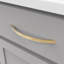 Karat Collection Arch Pull - 6-5/16" Centre to Centre Cabinet Pull Champagne Bronze - Contemporary Hardware for Drawers & Cabinets-116399583-88366127