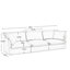 Canapé contemporain 3 places avec 2 repose-pieds-1582805113