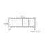 Buffet minimaliste et haut de gamme de style italien