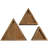 Triangle Accent Shelf with Adjustable Shelves-506784845