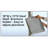 Sky Tower Display Kit with 22"W x 28"H Snap Frame and Steel Brochure Shelf