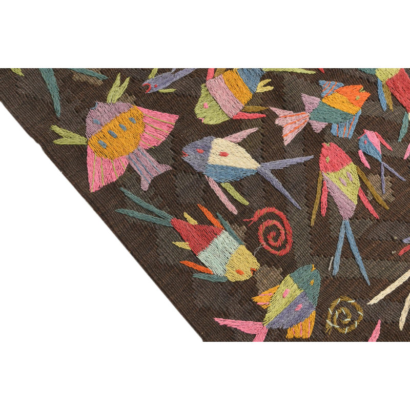 5x8 Puleo Brown Rug