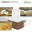 Cambay Mattress - Organic Coconut Coir Extra Firm 1Layered Comfortable Sleep Bed Dust Free-112248872-112248873