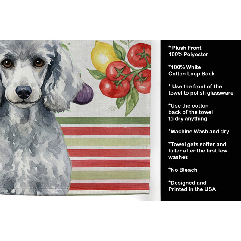 Serviette de cuisine Standard, Standard Silver Poodle