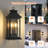 2-Light Outdoor Wall Lantern Sconce Lighting Fixture -392203602