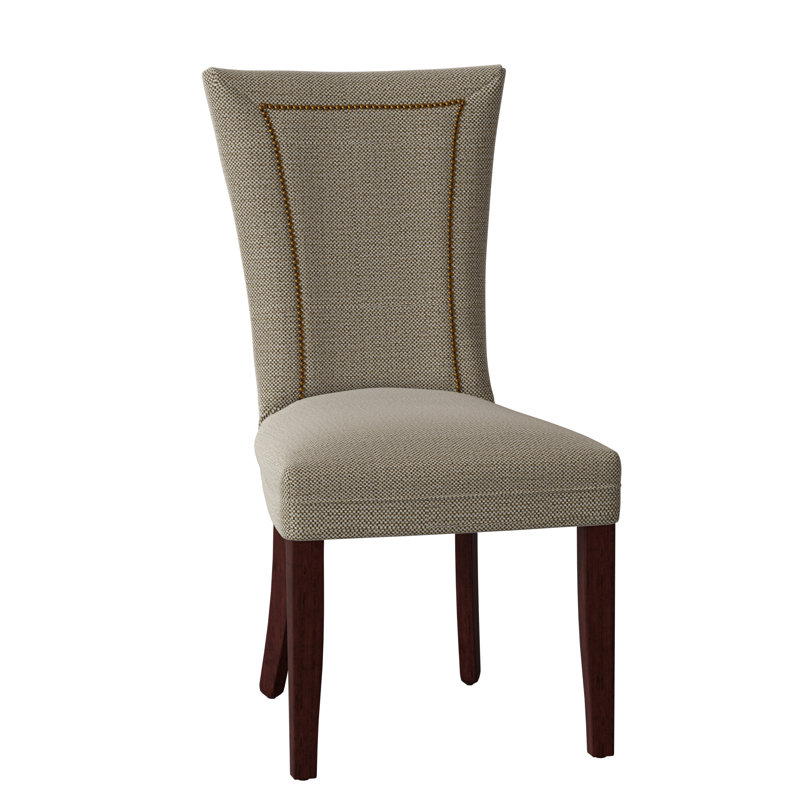 Chaise d’appoint rembourrée, Nickel foncé, Gris vieilli, Taupe