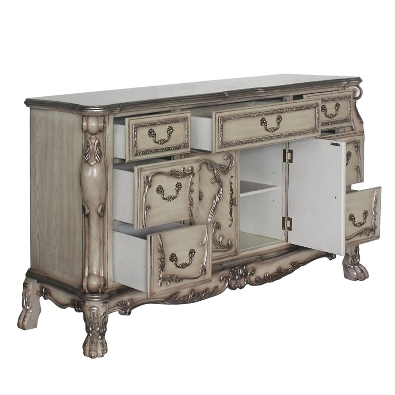Chalfant 65.6'' W 7 - Drawer Dresser, Vintage Bone White