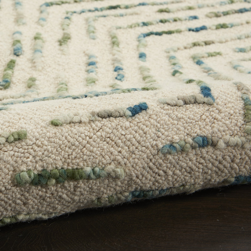 Tulia Chevron Hand Woven Area Rug, Rectangle 160 x 221cm