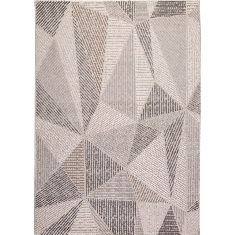 Perdue Abstract Area Rug, Rectangle 120 x 170cm